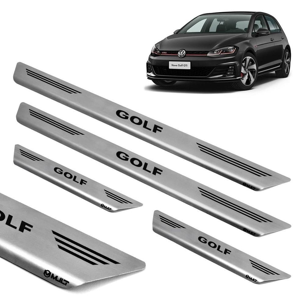 Soleira aço inox escovado porta  mult golf