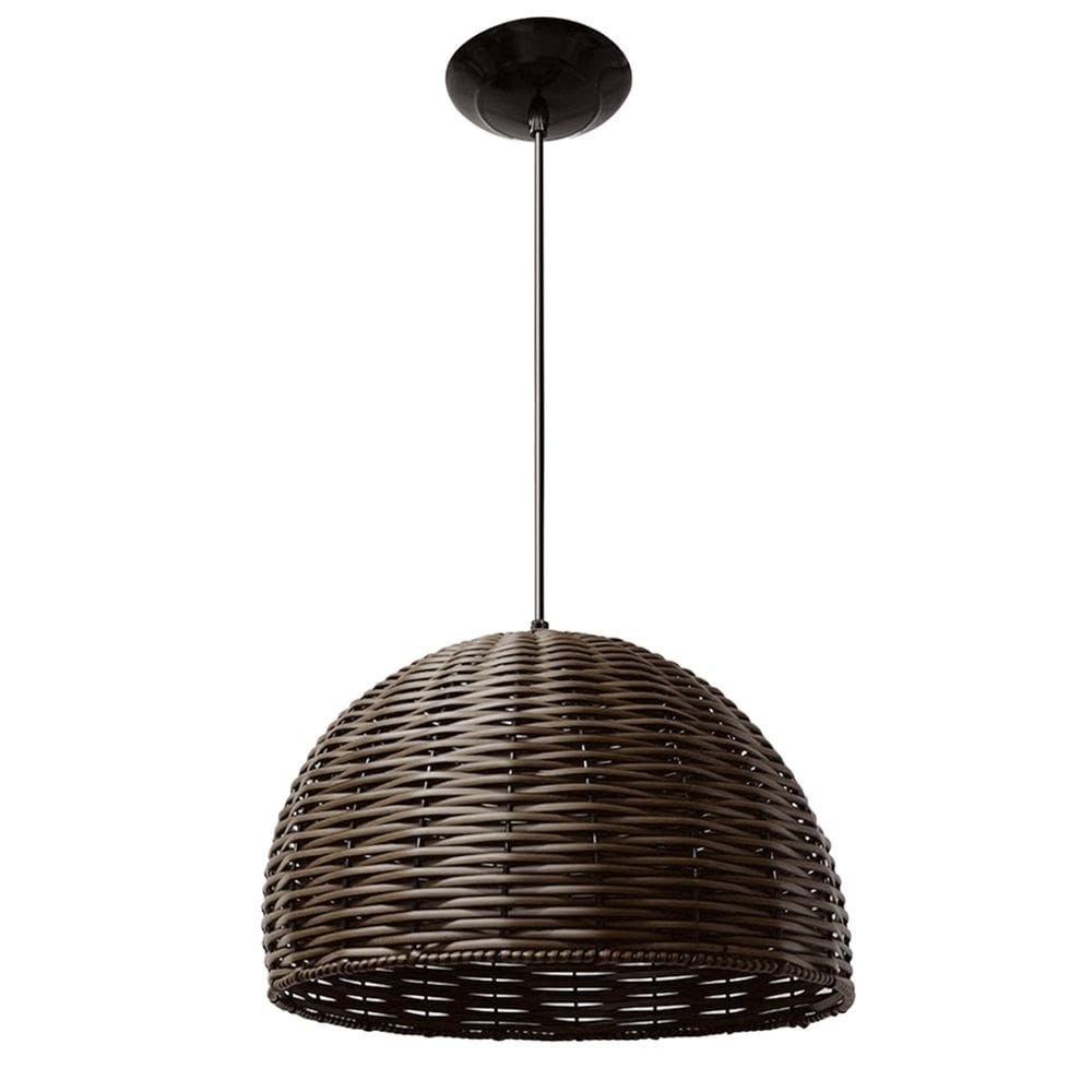 2x pendente junco poptem meia 45cm tabaco