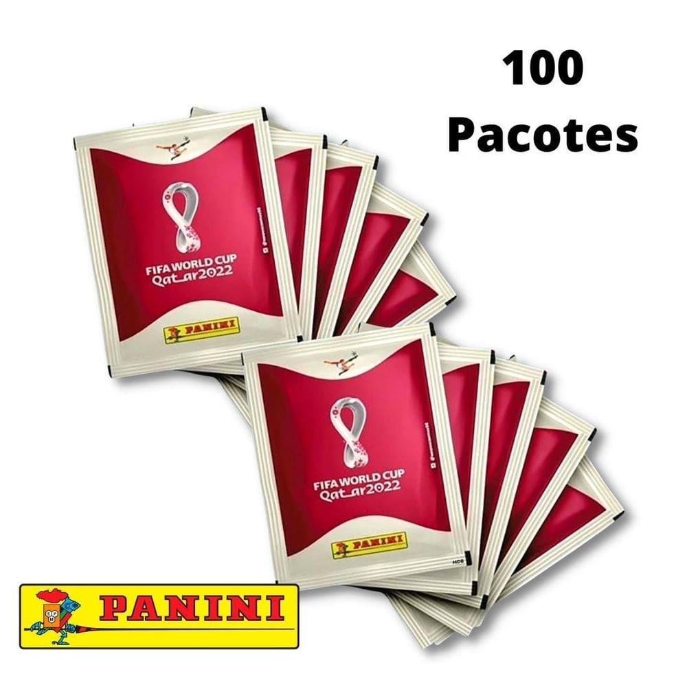 Kit 500 figurinha álbum  2022  100 envelopes