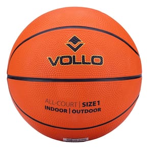 Bola de Basquete All Court Tamanho 1 Indoor Outdoor Iniciantes/Infantil Vollo