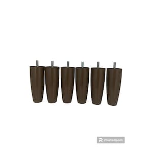 Kit 14 pés Marrom cônicos13 Cm para cama box