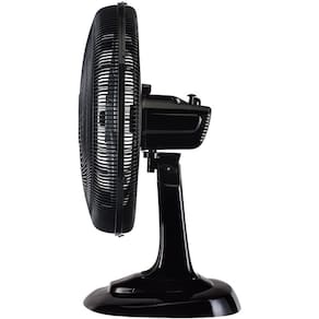 Ventilador de Mesa Preto Turbo 50cm 6 Pás Oscilante Cor Preto Ventisol 127V