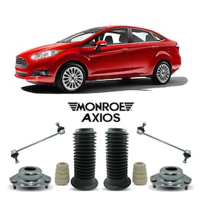 2 kit suspensão dianteira new fiesta sedan 2011 12 13 14 15