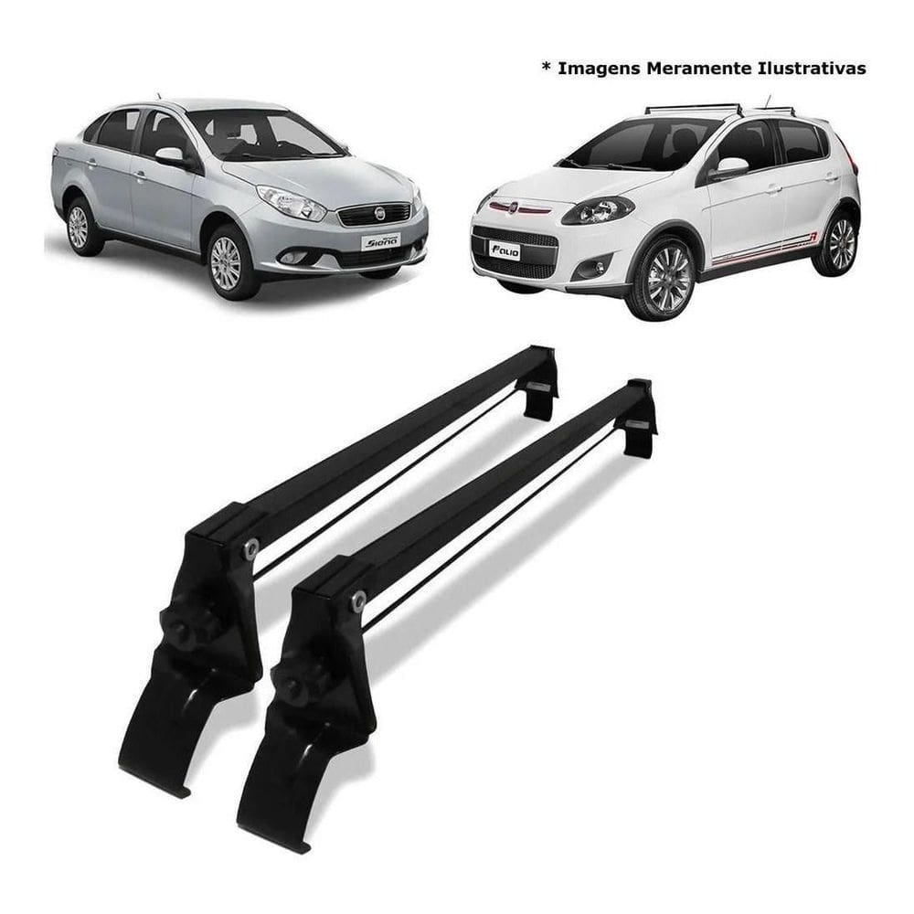 Rack de teto vhip fiat grand siena 2012 13 14 15 16 17