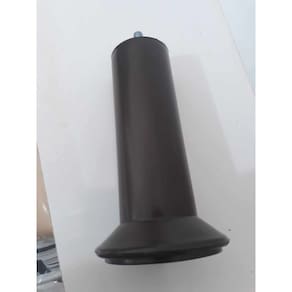 Kit 7 pés Marrom 12 Cm para cama box e 7 Puxadores de Gaveta