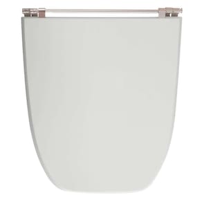 Assento Sanitário Poliester Scala Sterling Silver (Cinza Claro) para vaso Ideal Standard