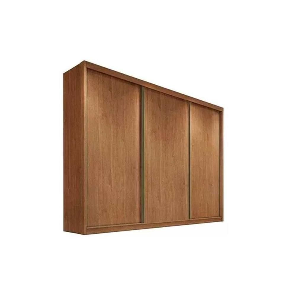 Guarda Roupa Casal 3 Portas de Correr e 8 Gavetas Natus/Duna Cumaru - Novo Horizonte