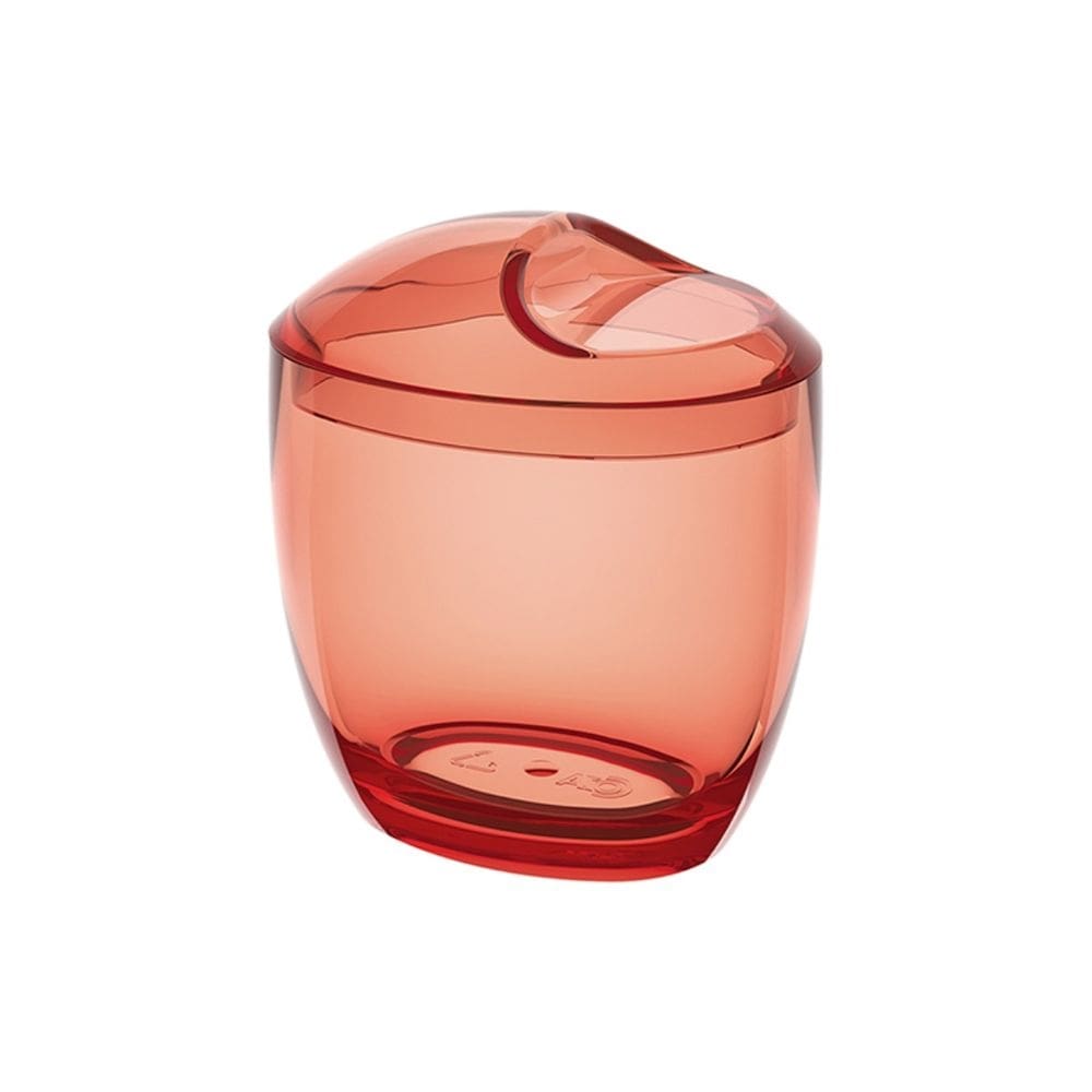 Porta Algodão Cotonetes Coza Spoom Coral Sunny