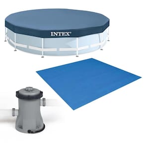 Kit Filtro 1.250 Litros/hora + Capa 305 Estrutural + Forro Intex 110v