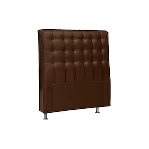 Cabeceira Cama Box Estofada Solteiro Solteiro Dama Plus Solteiro - Courano Cacau - Simbal