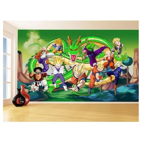 Papel De Parede Dragon Ball Goku Vegeta Anime 3,5M Dbz288