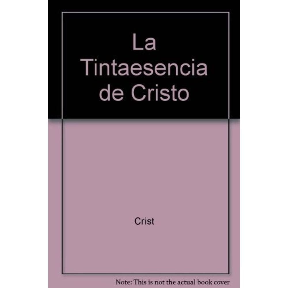 Tinta Esencia De Crist La