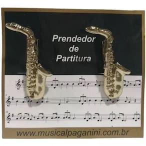 Prendedor De Partitura Clipets - Saxosofone
