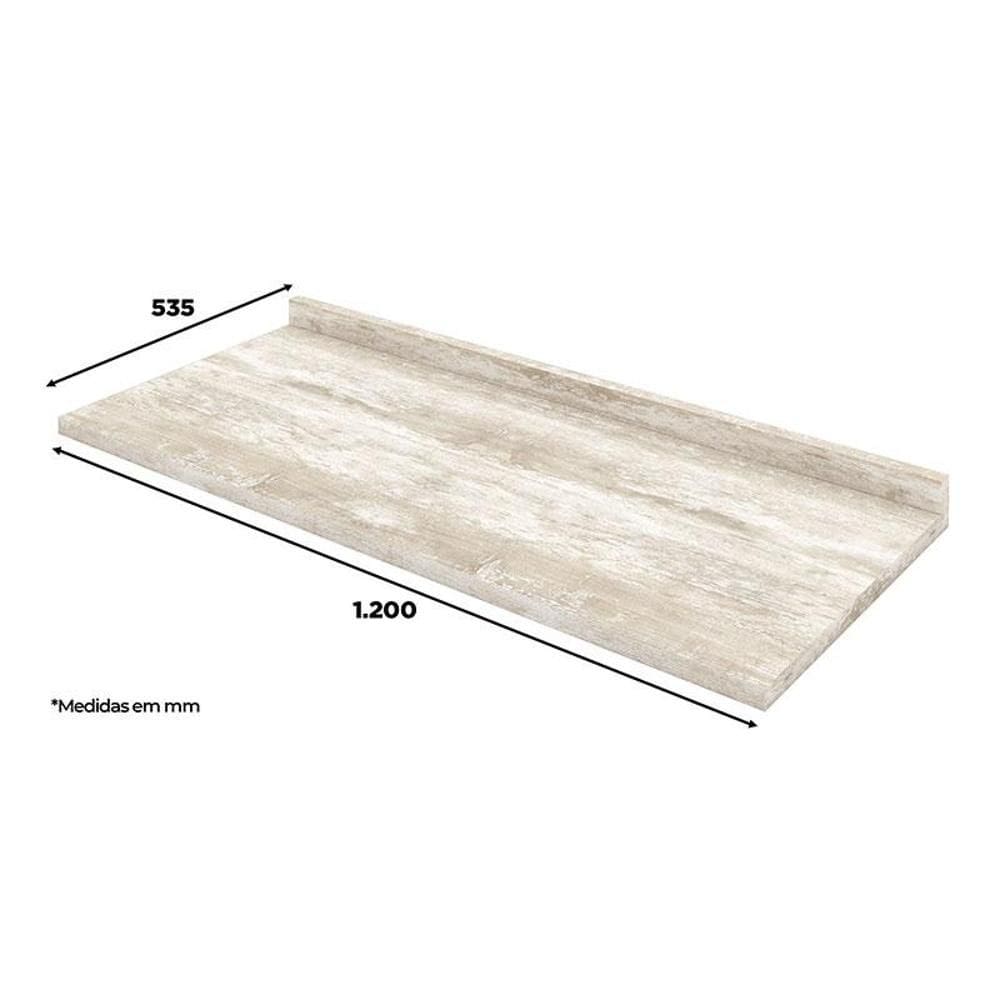 Tampo para Balcão 120 cm Calcare - Henn