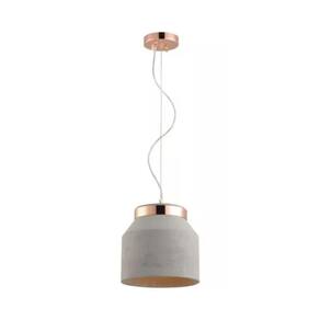 Lustre Pendente Avant Stove Cimento G 260mm Cobre Brilho