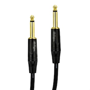 Cabo p10 para p10 mono profissional - preto 35 mt