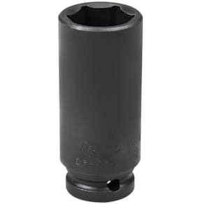 Soquete de Impacto 24mm Sextavado Longo com Encaixe de 1/2"