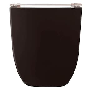 Assento Sanitário Scala Preto para vaso Ideal Standard