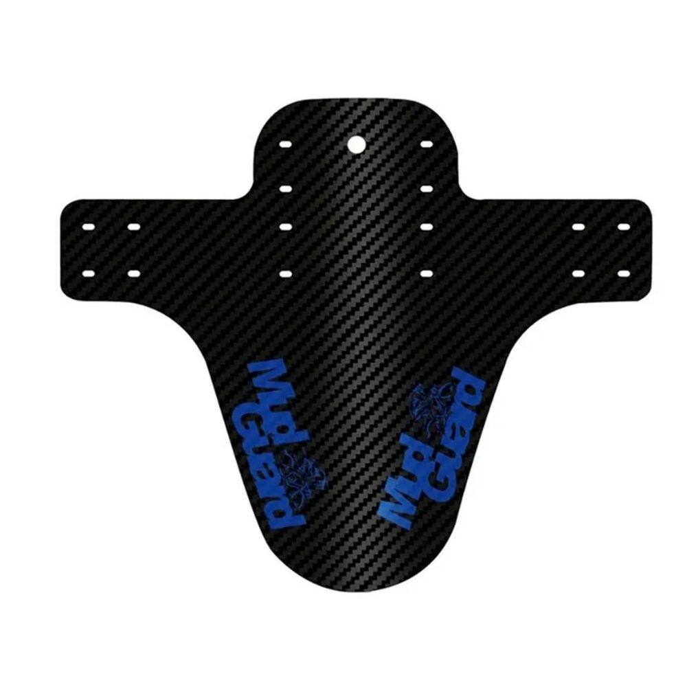 Paralama Bicicleta MTB Enduro Dianteiro Fibra de Carbono - Azul