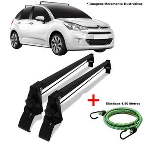 Rack de teto citroen c3 4p 2013 a 2021 e 1 elastico corda