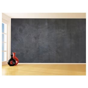 Papel De Parede 3D Concreto Queimado Liso Cinza 3,5M Kkt04