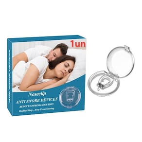 1x dilatador nasal anti ronco apneia do sono clip magnético
