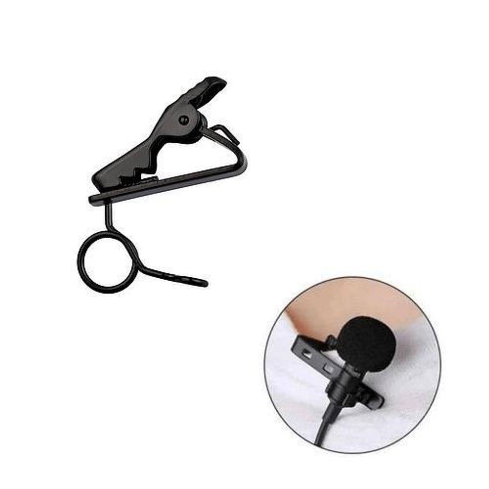 Presilha clip sennheiser me2 gravata microfone de lapela