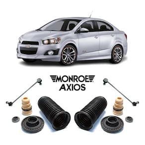 Par kit suspensão dianteira chevrolet sonic sedan 2012/2014