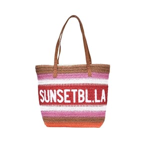 Bolsa Feminina Praia  Qualis Lis Alimare - Rosa