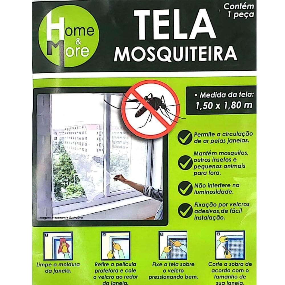 Tela mosquiteira anti-inseto / mosquito janela 150x180