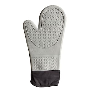 Luva térmica de silicone manga longa forro tecido