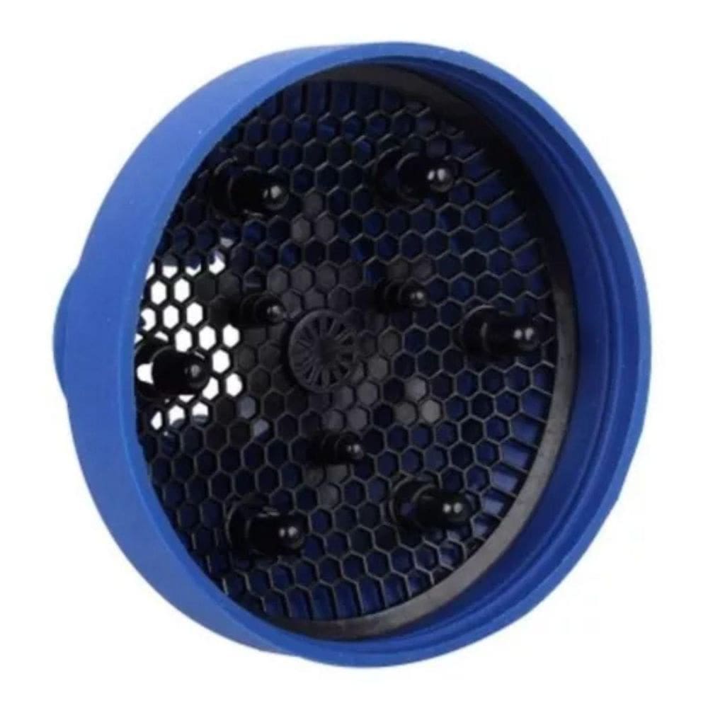 Difusor De Cachos Adaptador Universal Silicone Retrátil Azul