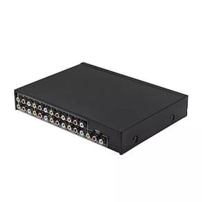 Divisor av de 8 vias para áudio e vídeo para circuito tv