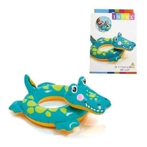 Boia De Cintura Jacaré Infantil Verde 71Cm Praia Piscina
