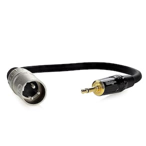 Cabo p2 para xlr áudio profissional mono - 20 cm