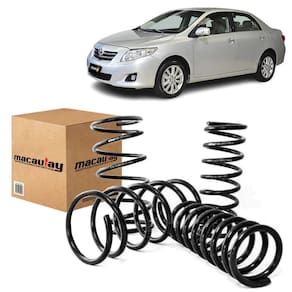 Kit 4 molas automotivas blindados toyota corolla 2015