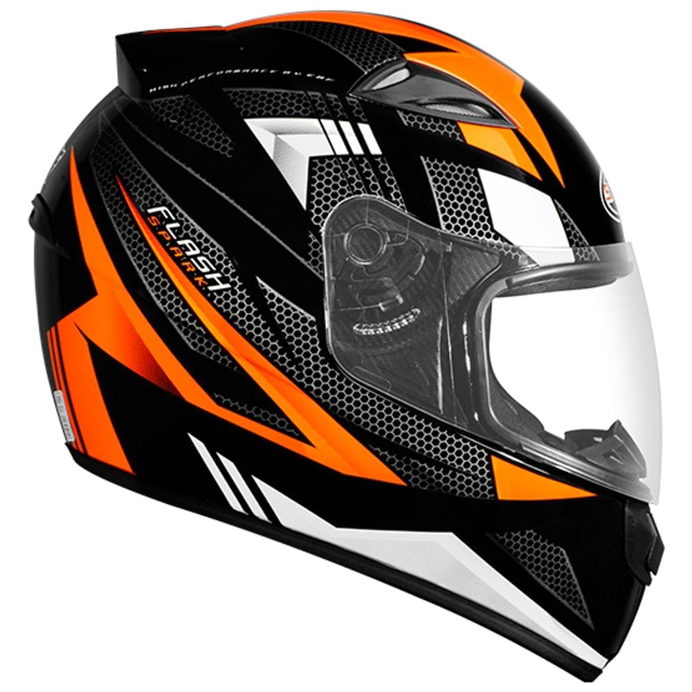 Capacete Ebf New Spark Flash Preto | Casas Bahia