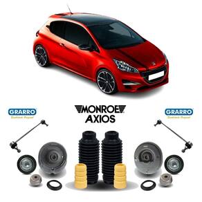 Par kit coxim bieleta dianteira peugeot 15 16
