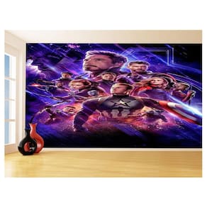 Papel De Parede 3D Heróis Vingadores Ultimato 3,5M Nhma284