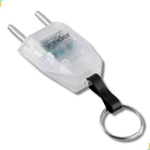 Identificador de tensão luminoso tipo plug 2p 127v - 220v