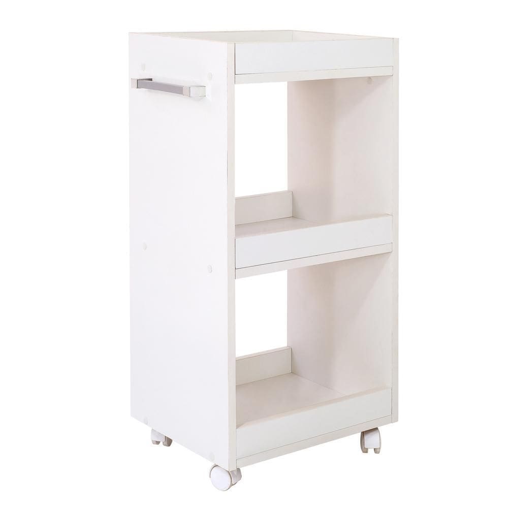 Carrinho auxiliar basic studio branco - salões decor móveis
