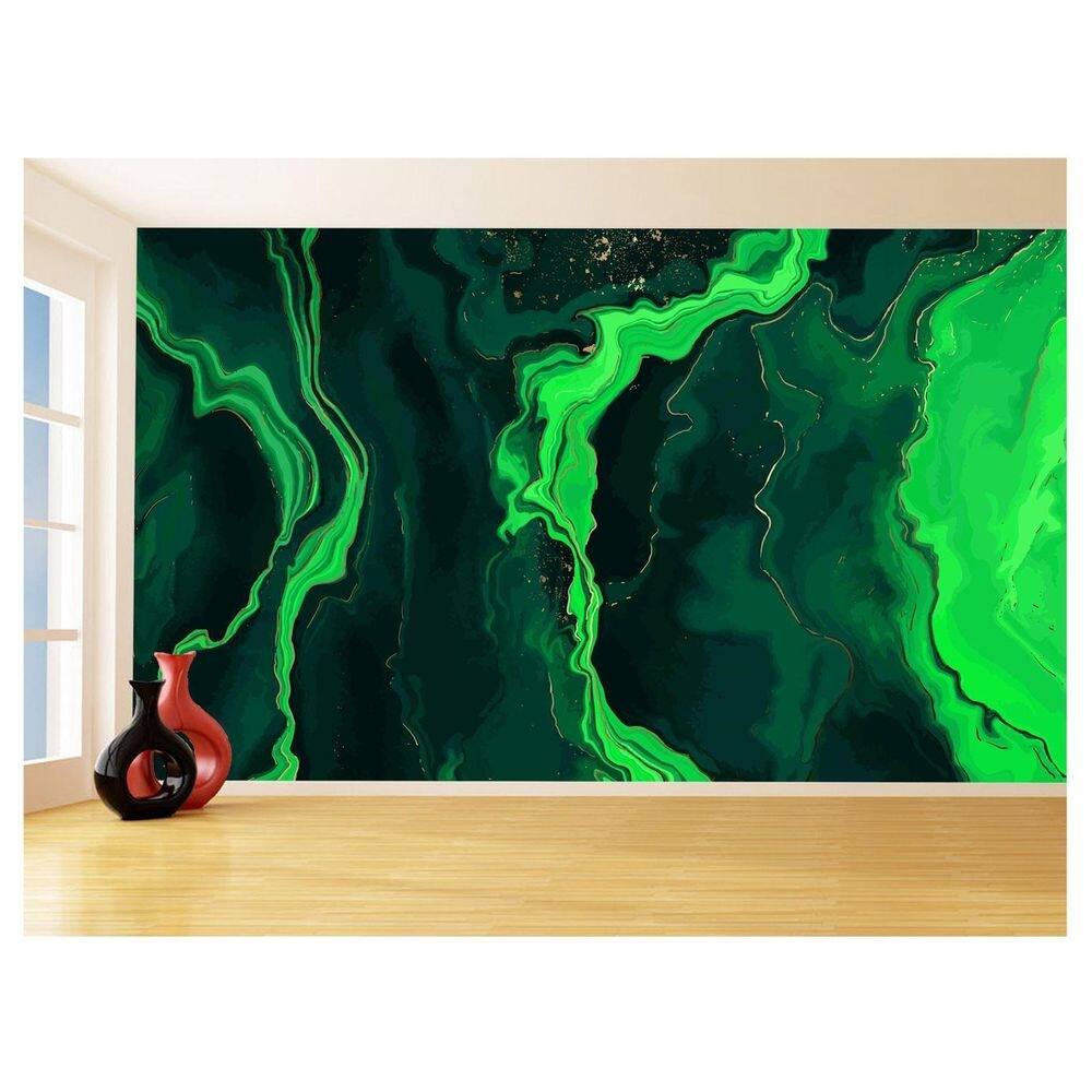 Papel De Parede 3D Estilo Marmore Tintas Cores 3,5M Mbr119