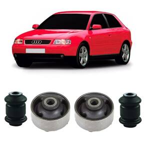 Kit 4 buchas maior menor dianteira audi a3 1998 a 2002
