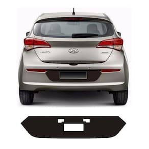 Adesivo fundo placa hb20 hatch 2017 para-choque traseiro