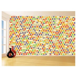 Papel De Parede Geométrico Formas Linhas Cores 3,5M Gmt32