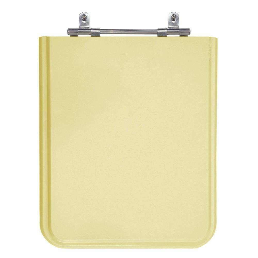 Assento Poliéster Laminado Square Biscuit Para Bacia Incepa