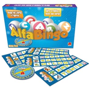 Novo jogo alfabingo bingo de letras e figuras - algazarra