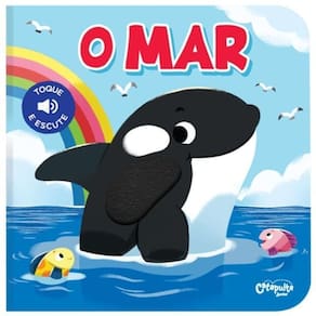 Livro interativo com som e texturas - o mar toque e escute