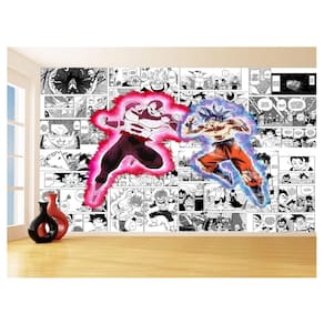 Papel De Parede 3D Dragon Ball Goku Jiren Anime 3,5M Dbz677