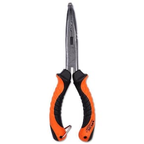 Alicate para pesca multiuso bico curvo aço v-fox vf-303